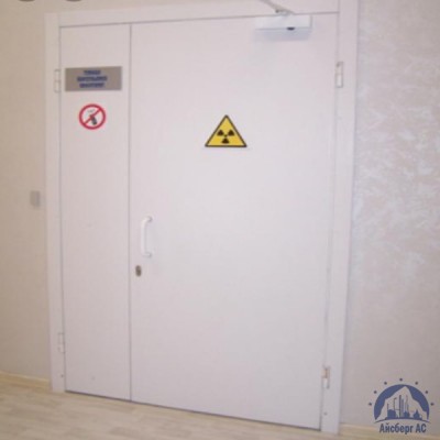 Рентгенозащитная алюминиевая дверь 1070х2080-1 мм купить в Благовещенске